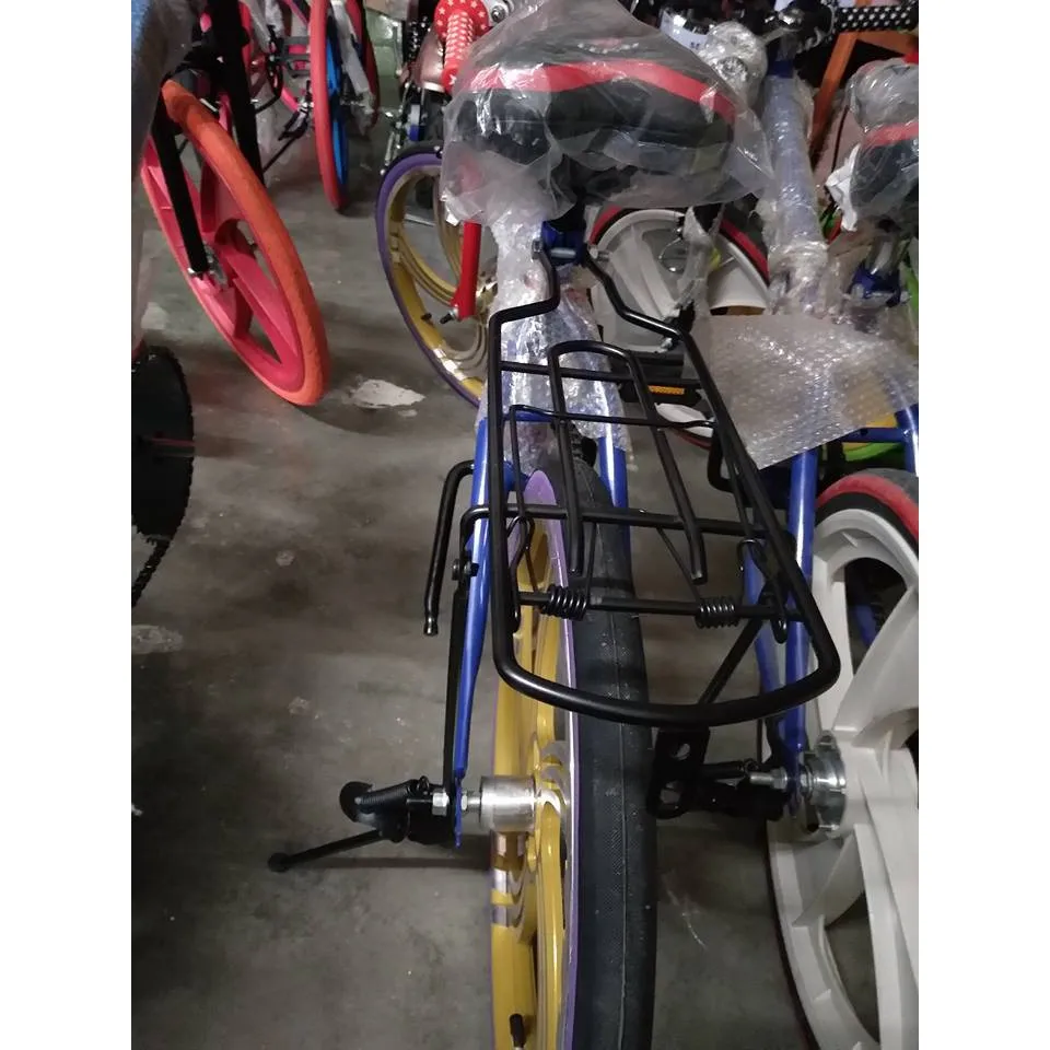 Bicycle Rear Carrier 16 20 26 Inch Cushion Seat BMX MTB Fixie Pelantar Basikal thumbnail 1