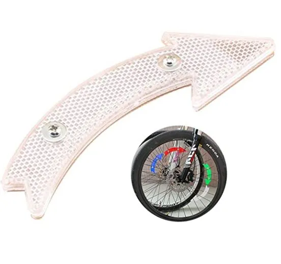 Bicycle Wheel Light Arrow Shape Waterproof Bike Wheel Light Bike Spoke Light 2 pcs 5
