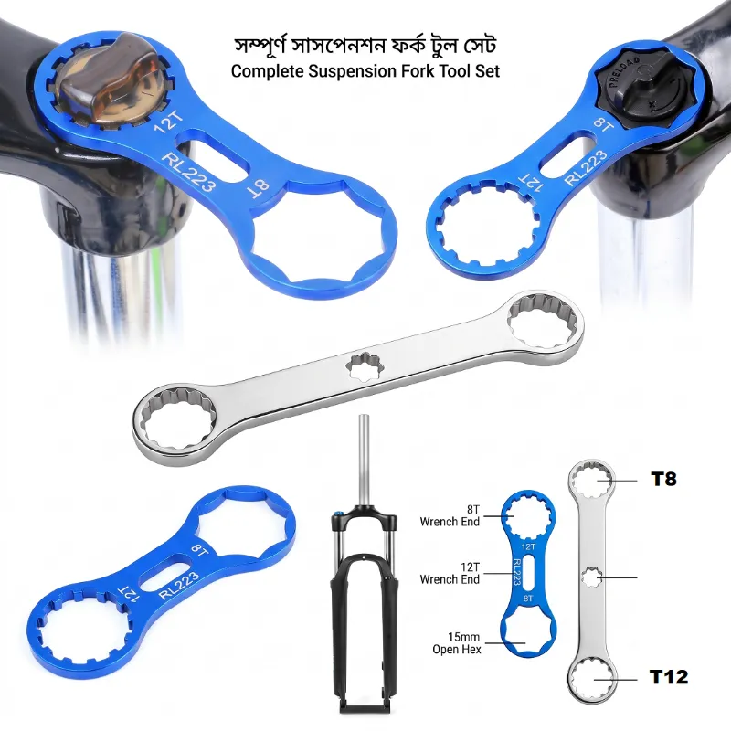 Bike Front Fork Removal Tool Shock Absorber Multipurpose Convenient Bike Front Fork Wrench 1