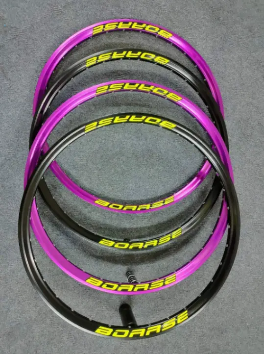 BOARSE  Purpel Mountain Bike Rims 36 Holes 26inch MTB Rim Tubes Vacuum Bike Rims thumbnail 2