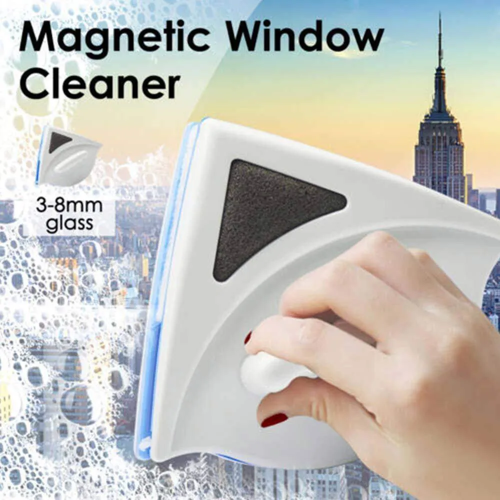 New Magnetic Window Wiper Glass window cleaner Double Side Magnetic Brush Window Glass Brush for Washing Household Cleaning Tool thumbnail 6