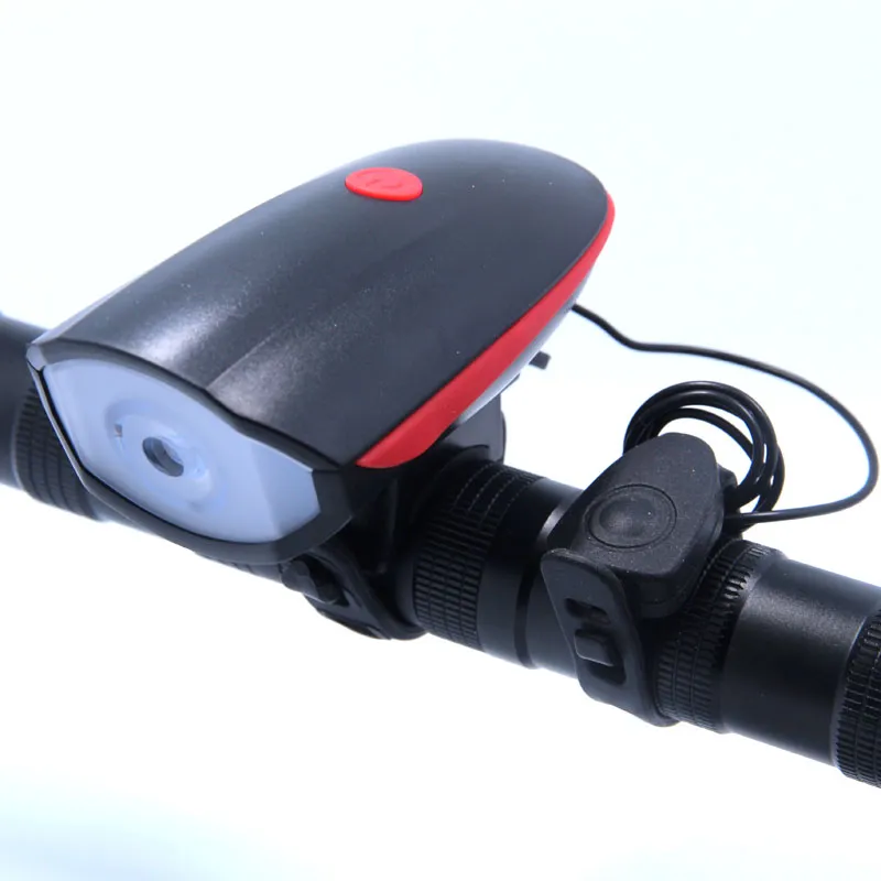 Bicycle Horn Light Recharging Waterproofed horn Light 1200 mAh battery Bike cycle accessories thumbnail 3