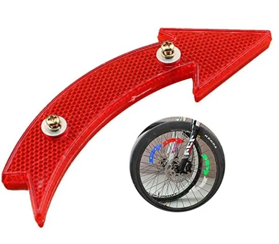 Bicycle Wheel Light Arrow Shape Waterproof Bike Wheel Light Bike Spoke Light 2 pcs 4
