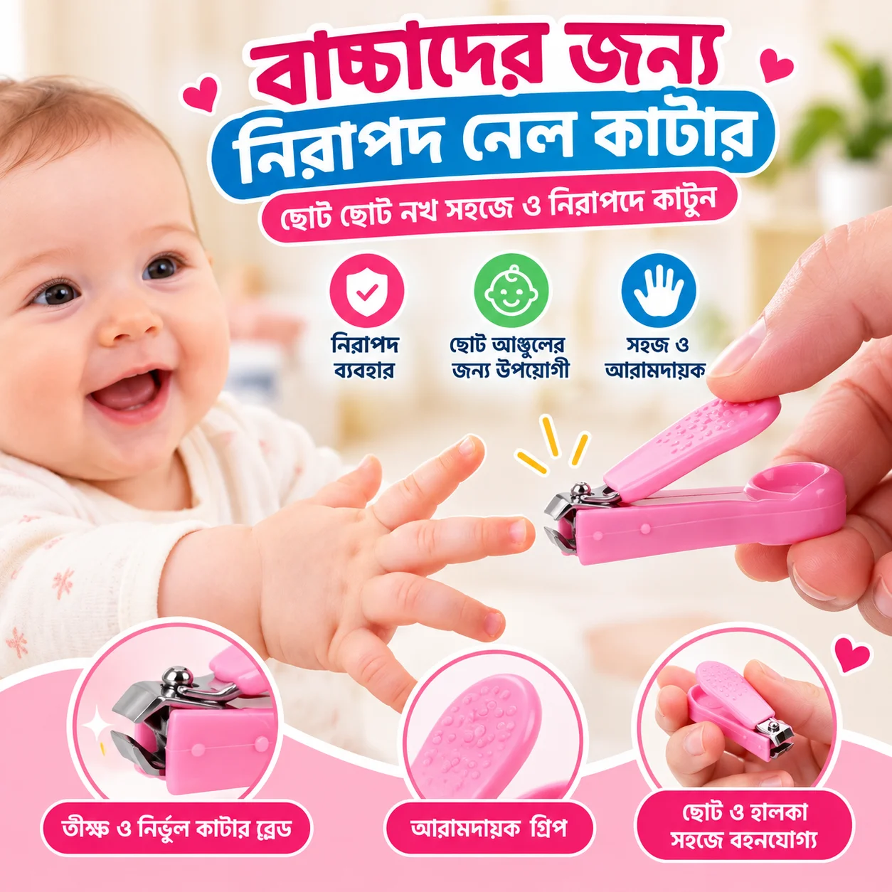 AppleBear Newborn Baby care Kit 5pcs Set thumbnail 4