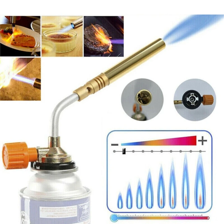 Butane Gas Flame Gun Burner For BBQ, Welding, Kitchen, Baking 2