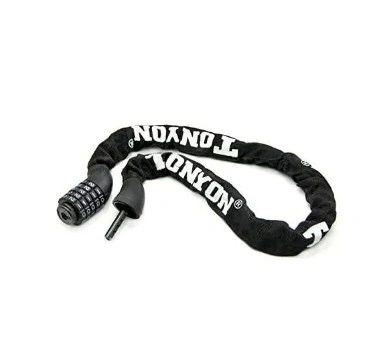 TonYon Five Digit Code Chain Lock Single Car Anti-Theft Lock Chain Lock Mountain Bike Anti-Theft Lock 90cm thumbnail 4