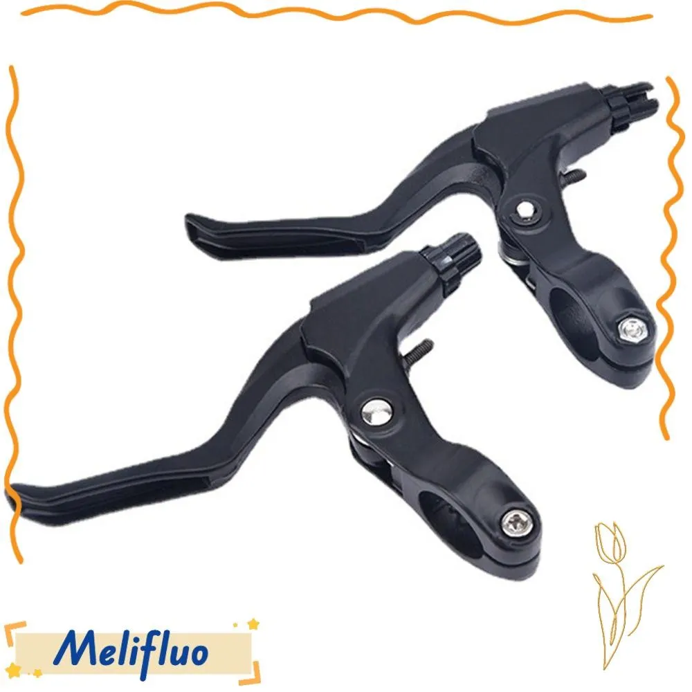 1Pairs Bicycle Brake Handle Aluminum Alloy Fit 22 2mm Handlebars Cycling Brake Levers V Brake Ultralight Universal thumbnail 1