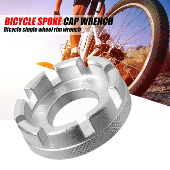 Bicycle Spoke Wrench Tool 8 Way Spoke Nipple Key Bike Wheel Rim Spanner Wrench kit READY STOCK thumbnail 3