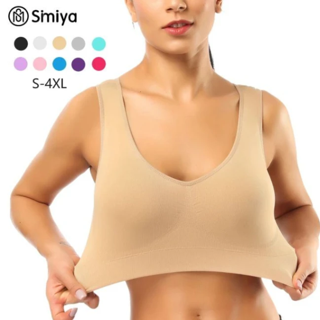 Joy Sports Bra for Women – Smooth and Comfortable Yoga Bra Without Pads 5