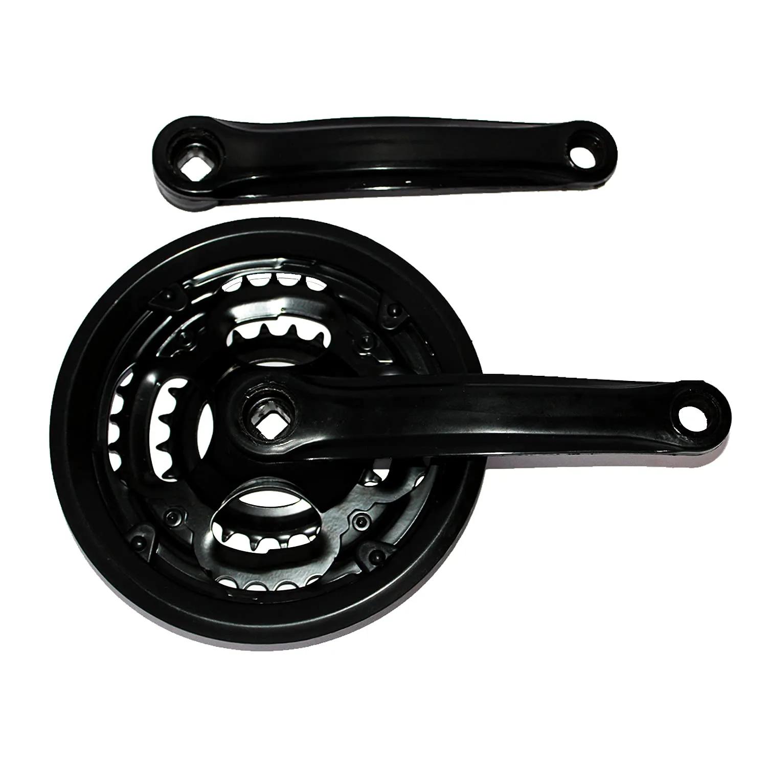 Bicycle Crank Set Made In Shanghai Durable Crankset 24 34 42T Crank with Chains Cover for Variable Speed Mountain Bike Bicycle Accessories Bike 1