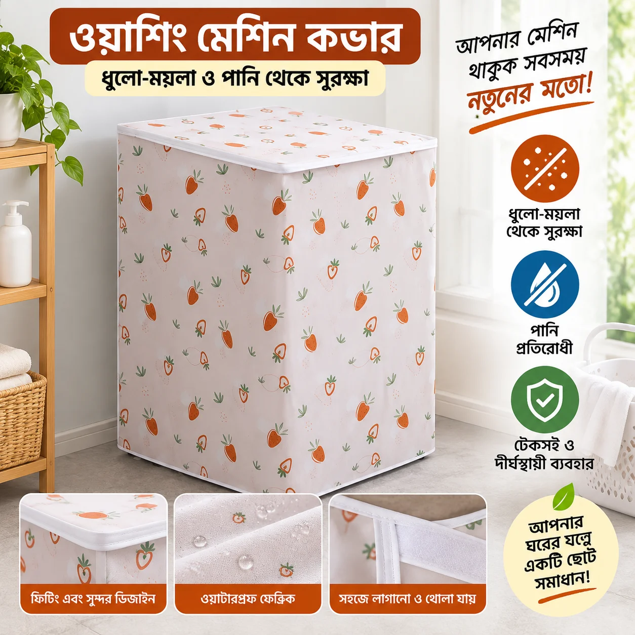Top Loading Washing Machine Cover thumbnail 3