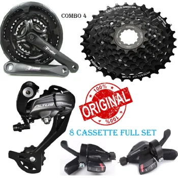 Bicycle Gear Setup All MTB Crank Set Fit Shimano