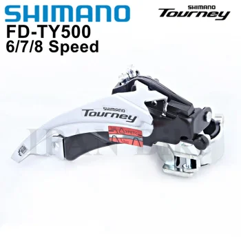 SHIMANO TOURNEY FD TY500 FRONT DERAILLEUR TRIPLE 31 8 OR 34 9 DUAL PULL GEAR MECH