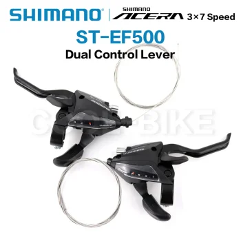 EF65 Mountain Bike Bicycle Aluminum Alloy Single 3x7 Left Right Speed Trigger Shifter Brake Derailleur