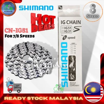 Bicycle Shimano 6 7 8 Speed Chain IG51 Shimano Bike Chain MTB 116 links Road Bike Mountain Bike