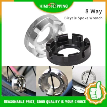 Bicycle Spoke Wrench Tool 8 Way Spoke Nipple Key Bike Wheel Rim Spanner Wrench kit READY STOCK