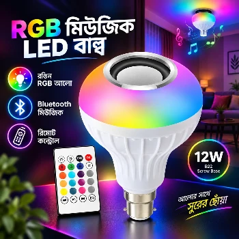 Remote Control Bluetooth Speaker Music Bulb