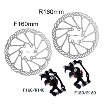 Bike Basikal Disc Brake Set F R Full Set Bike Brek Disc MTB bike cycling bicycle disc brake mtb mountain parts