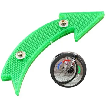 Bicycle Wheel Light Arrow Shape Waterproof Bike Wheel Light Bike Spoke Light 2 pcs