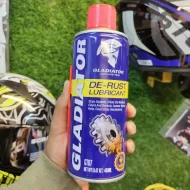 Gladiator De-Rust Lubricant 450ml, anti rust proof lubricant, Rust Cleaner Remover and Protector Liquid Spray