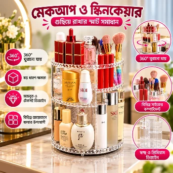 360 Degree Rotation Cosmetic Organizer