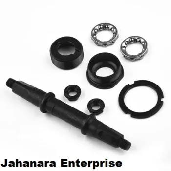 Bicycle Bottom Bracket Axle Set for 14 8 cm BB Shell Multi Size Square Hole with Cups Bearings Bead Holder Cycling Components