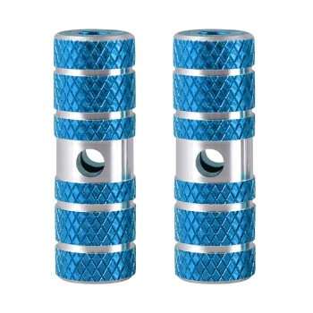 One Pair Aluminum Alloy Bike Cylinder Seat Axle Stunt Pegs for Mountain Bike 2pc peg stunt stunt pedal
