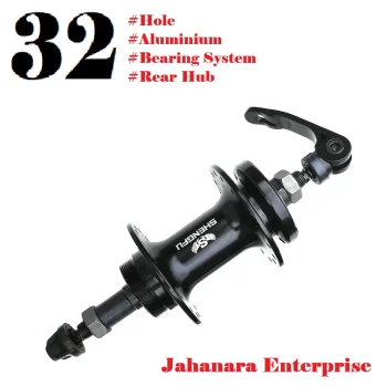 Bicycle Back Hub Bearing Axle Rear Hub 36 Hole 32 Hole Bicycle Rotary Hub Aluminum alloy Disc Brake Quick Release Bike Accessories Parts 1pc Bike