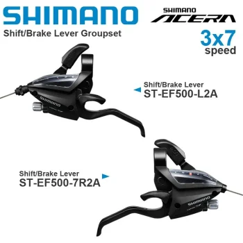 ST EF500 MTB Mountain Bike Bicycle 3 7 8 Speed 21 24 Speed V Brake Shifter Combo Lever ST EF517