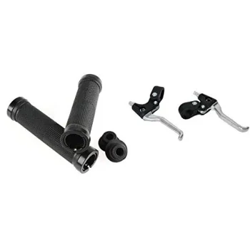 Combo of Cycle Grip Handle Soft and Cycle Brake Lever Left Right Cycle Clutch Set with Cycle Handle Grip Non Slip Cycle Handle bar Grip Bicycle Handlebar for MT