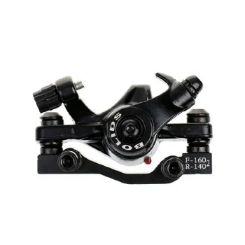 Mtb Aluminum Alloy Folding Bike Bicycle Mechanical Disc Brake Front Rear Calipers Black