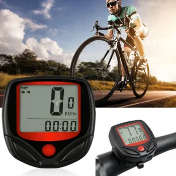 Waterproof 15 Function LCD Bike Bicycle Odometer Speedometer Cycling Speed Meter