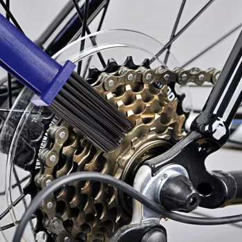 Cycling Motorcycle Bicycle Bike Chain Set Crankset Brush Cleaner Cleaning Tool