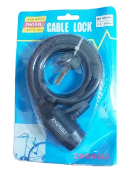Steel Wire Cable Locker For Cycle And Bike