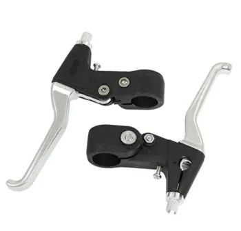 1 Pair Bike Bicycle Left Right MTB Lever PVC Alloy Brake Handles