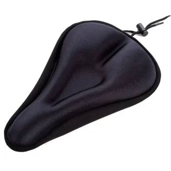 Bike Bicycle Saddle Seat Cover Cushion Soft Cycling Bike Seat Cover Black