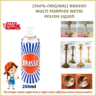 Brasso Metal Polish 200ml for Brass, Copper, Stainless, Chrome, Aluminum, Pewter & Bronz