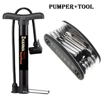 Bicycle Pumper Tool Set Combo offer Air pump