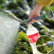 Garden Watering Tool High Pressure Air Pump Manual Sprayer Adjustable Drink Bottle Spray Head Nozzle