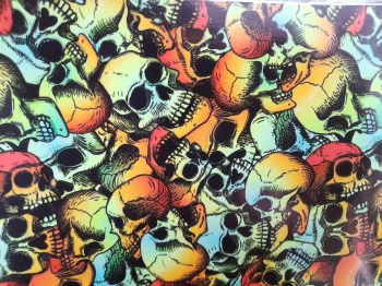 Cycle sticker full waterproof Bicycle Stickers graphics Desing Horror Series Skull Zombie Cool Stickers 22 x 5 5 2pc