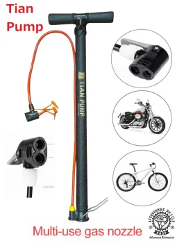 Air Pump for Multi Purpose Tian Pump Air for Multi Purpose Household Car Motocycle Bicycle Inflatable Cylinder Air Pumper