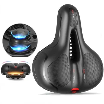 Bicycle Seat Bike Seat Dual Shock Absorbing Saddle Bicycle Accessories