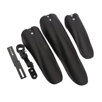 3pcs Black  mudguard For Bicycle