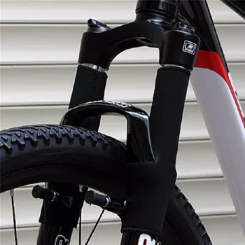 Mountain Bike Bicycle Front Fork protector Cover Pad Accessories Chain Guard Frame Neoprene Black