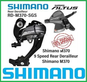SHIMANO Altus SL M370 Shifter RD M370 Rear Derailleur 3x9 Speed MTB