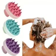 Silicone Shampoo Scalp Hair Massager Shampoo Massage Comb Bath Massage Brush Scalp Massager Hair Shower Brush Comb Care Tool