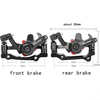 Bicycle Front Rear Brake Disc Brake Mechanical Aluminum Alloy