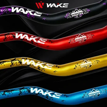 WAKE Mountain Bike U-shaped 55H High-curved Handlebar 31.8 * 720/780mm Big Swallow Aluminum Alloy Handle Bicycle Accessories