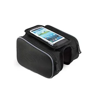 Rainproof Bicycle Front Bag Pannier MTB Bike Top Tube Pouch Touch Screen Cycling Handlebar Frame Case 6 5in Phone Holder Support Bicycle Bag Bicycle Accessories