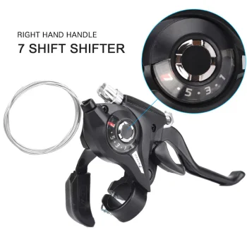 Bicycle Shifter Levers Right Hand Brake Levers With Shift Cable Bike Accessories 1Pc